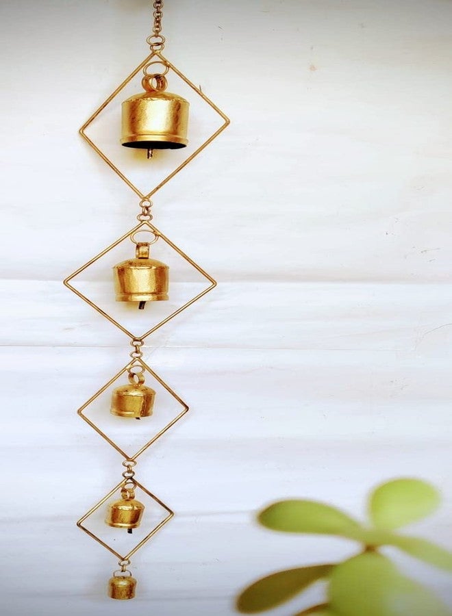 MIRAMAYEE Elegant Diamond Shape Positive Energy Wind Chimes for Home Decor, Balcony, Outdoor, Garden, Bedroom, Wind Chimes with Great Melodious - Image 5